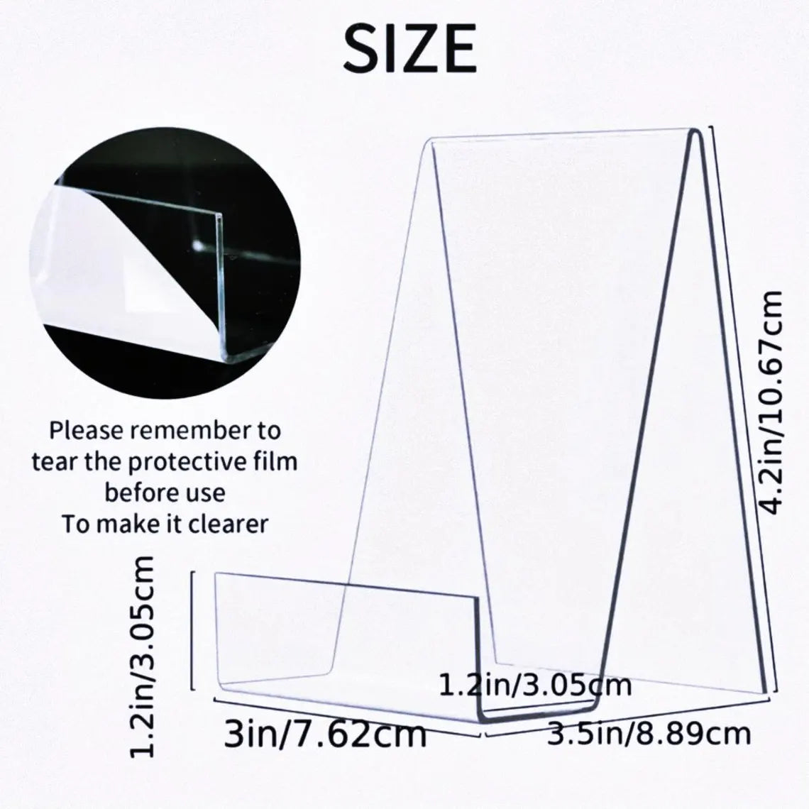 Acrylic display stand